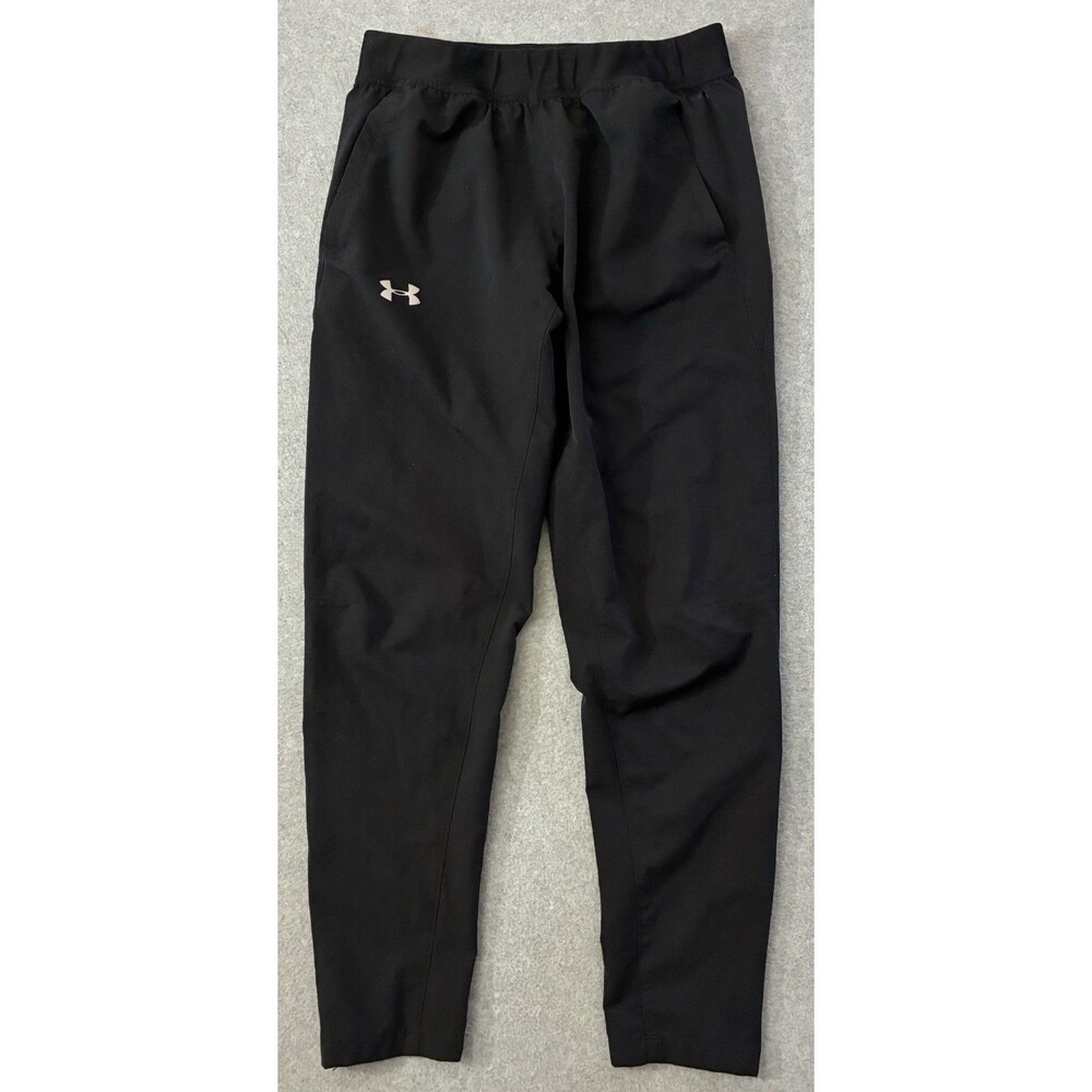 Under Armor Men’s Large Black Fitted Running Pants Heatgear
